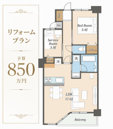 �@�y���t�H�[���v�����z�\�Z850���E1SLDK